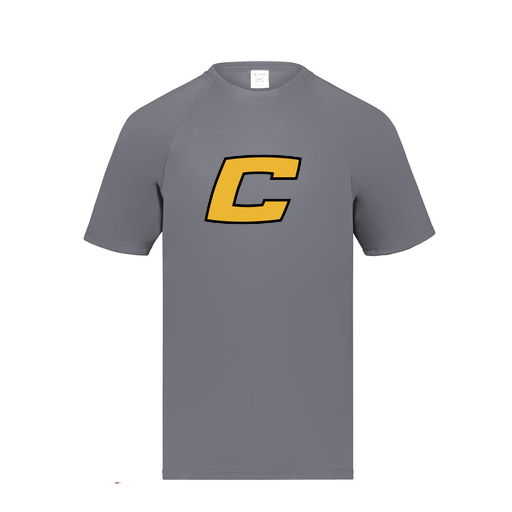 [2790.059.S-LOGO2] Men's Smooth Sport T-Shirt (Adult S, Gray, Logo 2)