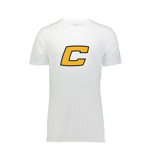 [FTSCUBWH-AS-LOGO2] Decker Men's Tri-Blend T-Shirt - Short Sleeve (Adult S, White, Logo 2)