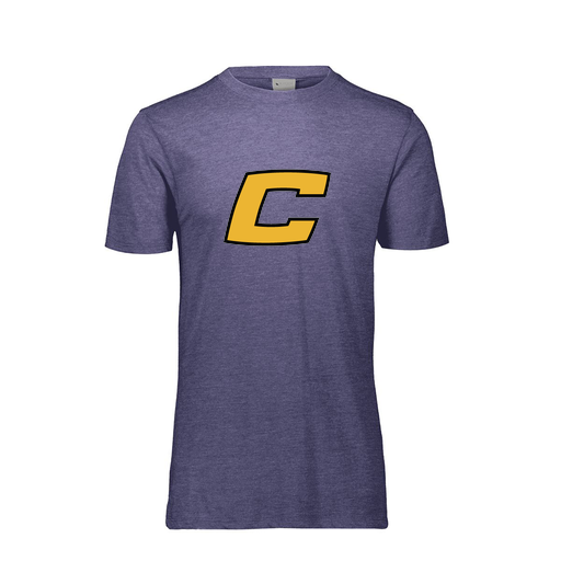 [FTSCUBRY-AS-LOGO2] Decker Men's Tri-Blend T-Shirt - Short Sleeve (Adult S, Royal, Logo 2)