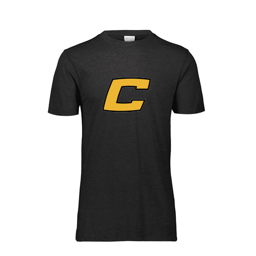 [FTSCUBBK-YS-LOGO2] Decker Youth Tri-Blend T-Shirt - Short Sleeve (Youth S, Black, Logo 2)