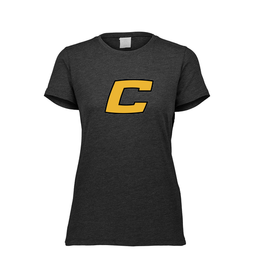 [FTSCUBBK-FAXS-LOGO2] Decker Women's Tri-Blend T-Shirt - Short Sleeve (Female Adult XS, Black, Logo 2)