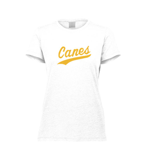 [FTSCUBWH-FAXS-LOGO1] Decker Women's Tri-Blend T-Shirt - Short Sleeve (Female Adult XS, White, Logo 1)