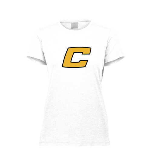 [FTSCUBWH-FAXS-LOGO2] Decker Women's Tri-Blend T-Shirt - Short Sleeve (Female Adult XS, White, Logo 2)