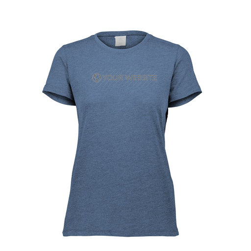 [FTSCUBNV-FAXS-LOGO3] Decker Women's Tri-Blend T-Shirt - Short Sleeve (Female Adult XS, Navy, Logo 3)