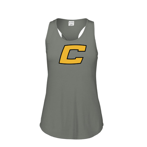 [3078.013.S-LOGO2] Ladies Tri Blend Tank Top (Female Adult S, Gray, Logo 2)