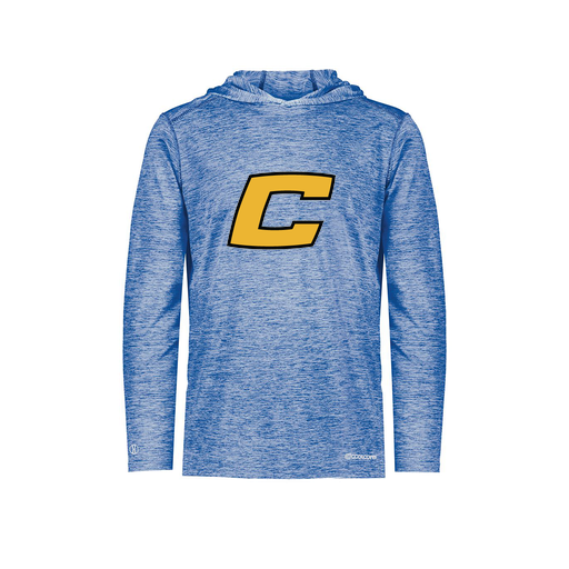 [FOLHCGRY-AS-LOGO2] Decker Men's Charge Hoodie (Adult S, Royal, Logo 2)