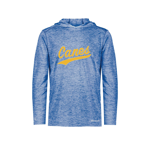[FOLHCGRY-YS-LOGO1] Decker Youth Charge Hoodie (Youth S, Royal, Logo 1)