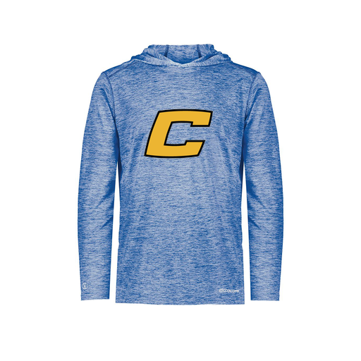 [FOLHCGRY-YS-LOGO2] Decker Youth Charge Hoodie (Youth S, Royal, Logo 2)