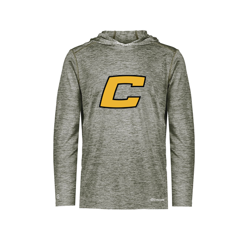 [FOLHCGGY-YS-LOGO2] Decker Youth Charge Hoodie (Youth S, Gray, Logo 2)