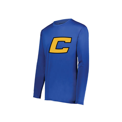 [222822.060.XS-LOGO2] Men's LS Smooth Sport Shirt (Adult XS, Royal, Logo 2)